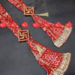 Dupatta For Pooja -Shop Elegant & Festive Gent's Fancy Dupatta - 10 PCS SET , F031 , RED