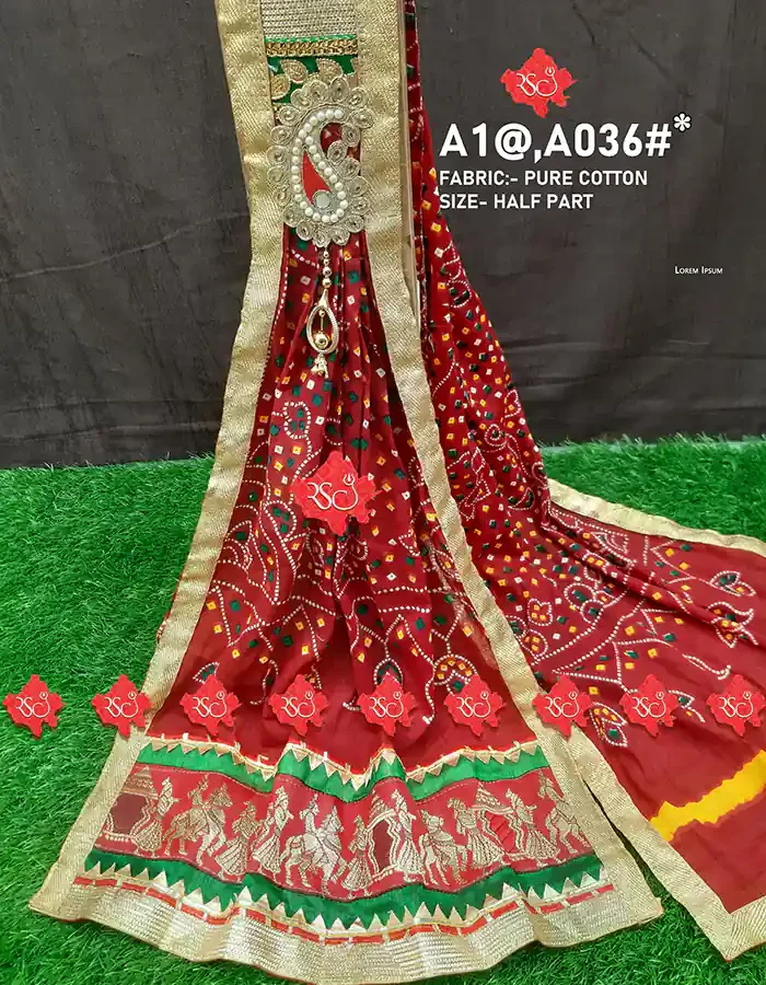 Pure Cotton Fabric Chunri 7 Stunning Marwari Traditional Designs for a Royal Look