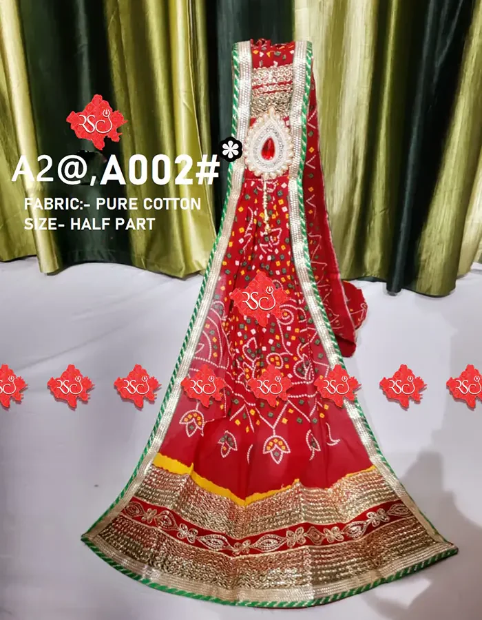 Half Part Marwari Cotton Chunri Designs an Effortlessly Elegant Look 7 Stunning