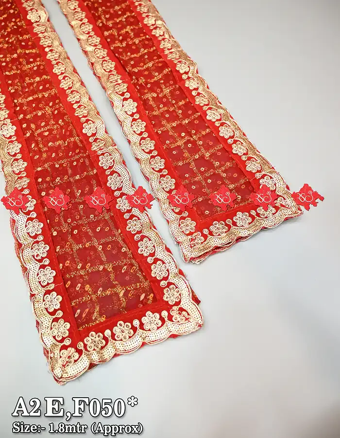 Shop Festive Welcome Dupatta Gents For Kirtan : 10 Pc. Set , F050 , RED