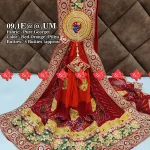 Ranisatiya Creation Rajasthani Beautifull Broach Odhna Unique and Elegance with 3 Butti , 09,UM