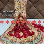 Festive Ritual-Ready Pooja Chunri Online – Ideal for Pooja & Ceremonies for pooja Work With 9 to 10 butti , 13-UO , RED-CHUNRI