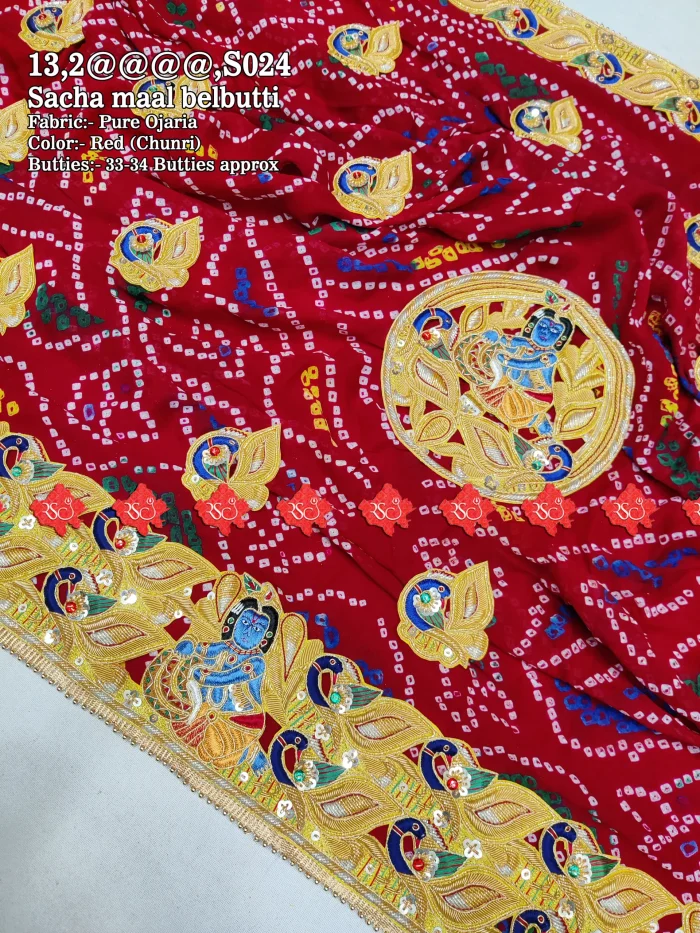 Exclusive No-1 marwari authentic rajasthani odhna Pure Rajasthani Charm with Silver Deta