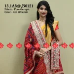 Rajasthani Designer Pure Georgette Fabric Lightweight Dupatta for Women for Ethnic Wear Chunri 5 Stunning Traditional Elegance