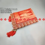 5 Stunning Buy Festive Pure Khaddi Silk Dupatta for Women Online For Bride , 13,B0142 , RED-CHUNRI