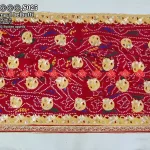 Exclusive No-1 Marwadi Sacha Odhna Bandhani Odhna Pure Rajasthani Charm with Silver Deta