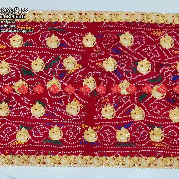 Exclusive No-1 Marwadi Traditional Ojariya Odhna Pure Rajasthani Charm with Silver Deta