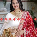 Ranisatiya Latest Heavy parrot Gajji Silk AaraTari Odhna : No. 1 Choice Of Marwari