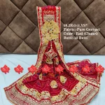 Ranisatiya Creation Rajasthani Marwadi Designer Pooja Dupatta For Puja Unique and Elegance with 8 ro 9 Butti