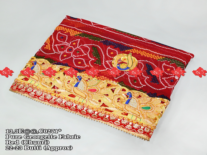 Beautiful Designer Rajasthani Belbutti Odhna In Pure Ojariya No-1 Choice