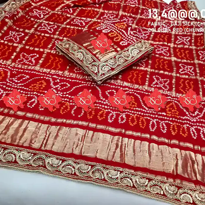 Marwari Gajji Silk Dupatta – Top 1 Exclusive Pick by Ranisatiya Creation