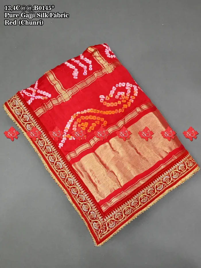 #1 Luxury Marwari Gajji Silk Dupatta for Women - Ranisatiya Creation