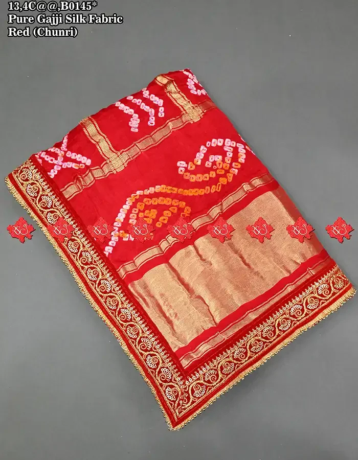 #1 Luxury Marwari Traditional Gajji Silk Odhna - Ranisatiya Creation