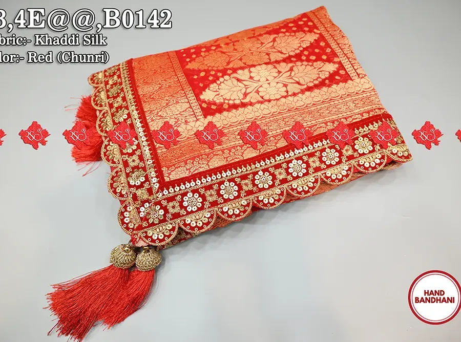 5 Stunning Buy Festive Pure Khaddi Silk Dupatta for Women Online For Bride