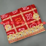 Ranisatiya Latest Heavy parrot Gajji Silk BelButti Odhna : No. 1 Choice Of Marwari