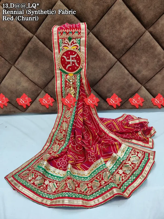 Exclusive Gotta Patti Synthetic Chunri Odhna Traditional 2025