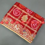 Ranisatiya Latest Heavy parrot Authentic Gajji Silk Odhna : No. 1 Choice Of Marwari , 13-C0281