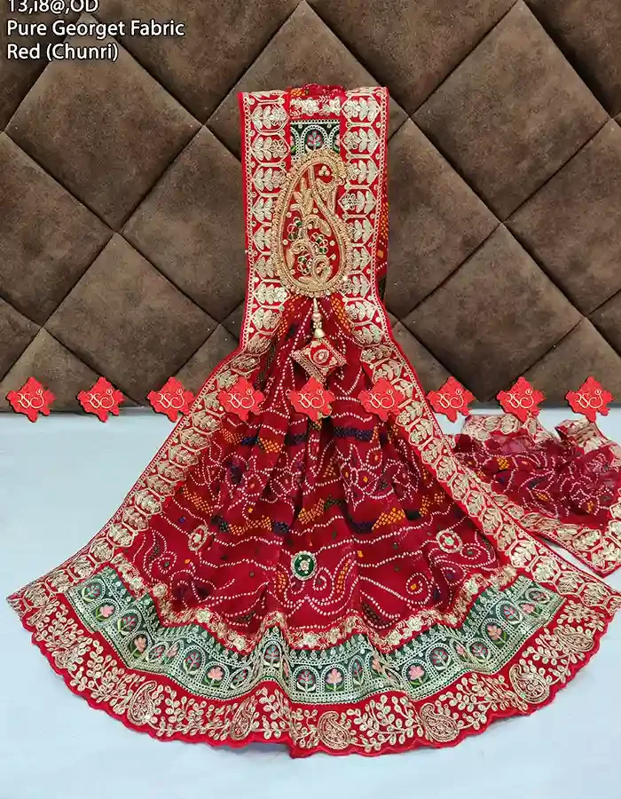 Ranisatiya Creation Designer Marwari Chunri Odhna Unique and Elegance with 3 Butti