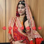 Rajasthani Designer Pure Georgette Dupatta for Ethnic Wear Chunri 5 Stunning Traditional Elegance , B0106 , RED-CHUNRI