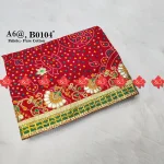 MarwariPure cotton Chunri for traditional wear Authentic No-1 Traditional Wear , B0104 , RED-CHUNRI