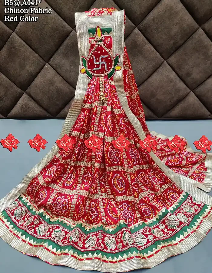 10-Piece Royal Look Marwadi Odhna Chinon Fabric Dupatta for Traditional Occasions– Premium Quality