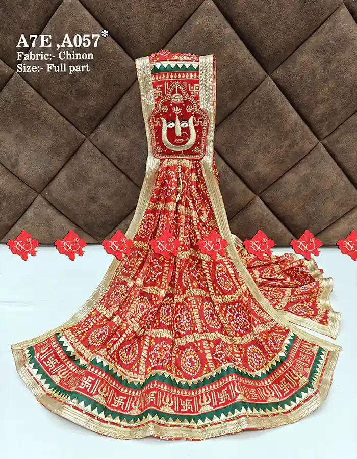 5-Piece Marwari Chinon Fabric Half-Part Odhna – Premium Quality , A057