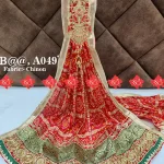 10-Piece Royal Look Marwadi Chinon Fabric Dupatta for Traditional Occasions– Premium Quality , A049