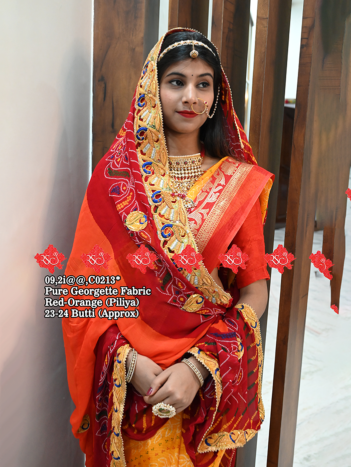 Designer rajasthani chunri odhna In Pure Ojariya No-1 Choice