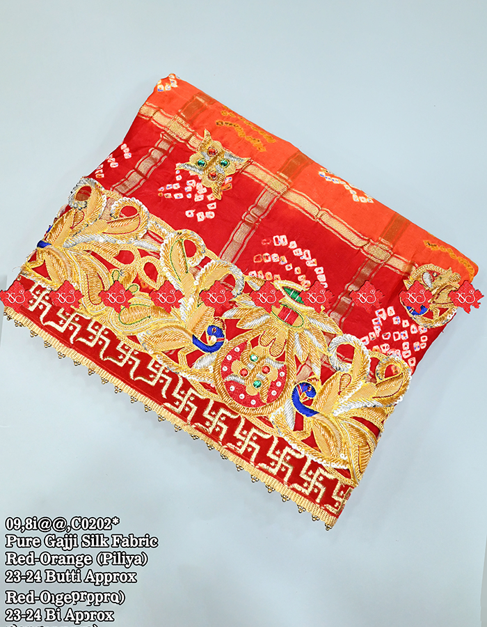 Pure Gajji Silk Wedding Dupatta Odhna: No. 1 Choice Of Marwari