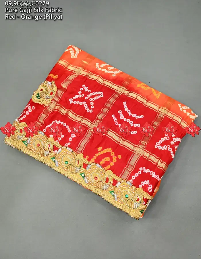 Latest Heavy parrot Gajji Silk Marwari Odhna : No. 1 Choice Of Marwari