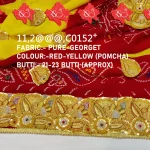 Ojariya Belbutti Chunri Exclusive Zardoshi Work Bridal Belbutti Odhna Ready For Fastival -top 5