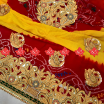 Bel Butti Pure Georgette Fabric Exclusive Zardoshi Work Bridal Belbutti Odhna Ready For Fastival -top 5