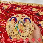 Pure Georgette Belbutti Odhna Beautiful Zardoshi Work Bridal Belbutti Odhna Ready For Fastival -top 5