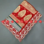 Traditional Bridal Wear Red Dupatta Of Ranisatiya Exclusive Top 5 Designs