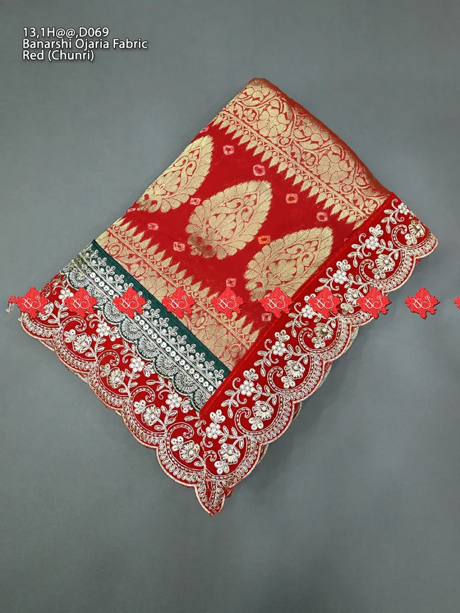 Traditional Bridal Wear Red Dupatta Of Ranisatiya Exclusive Top 5 Designs
