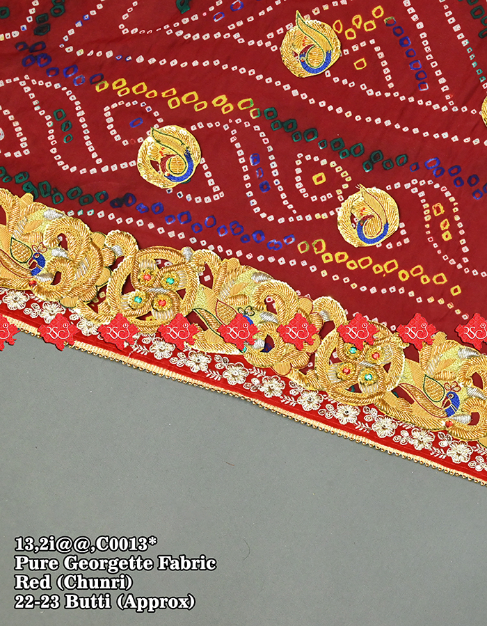 Exclusive Traditional Royal Bandhej Odhna for Bride