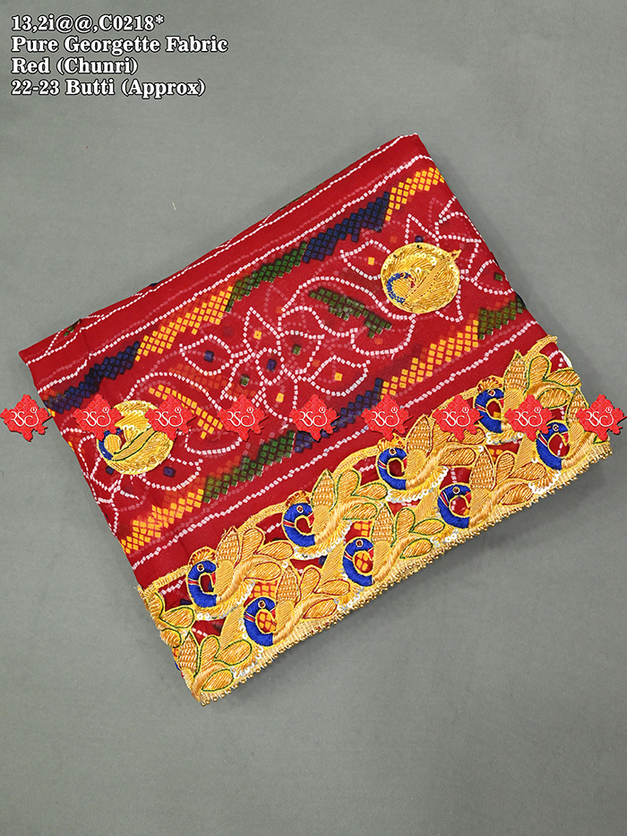 Royal Marwari Odhna Pure Georgette Ojaria Odhna No-1 Choice