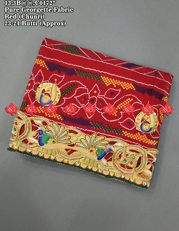 Ojariya Belbutti Odhna Beautiful Zardoshi Work Bridal Belbutti Odhna Ready For Fastival -top 5