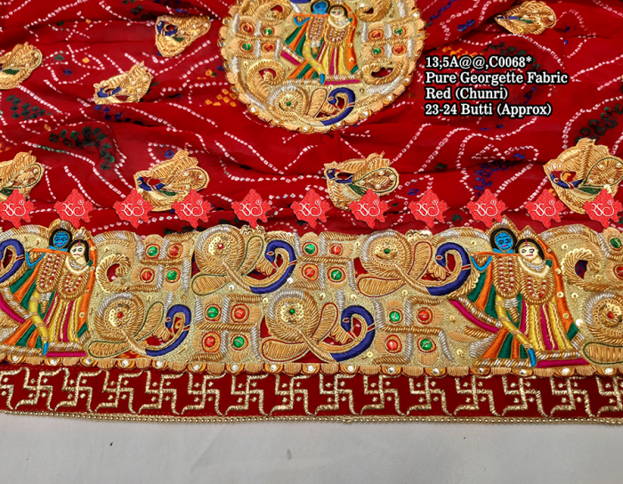 Exclusive Royal Bridal Bandhej Odhna No-1 Choice Of Marwari