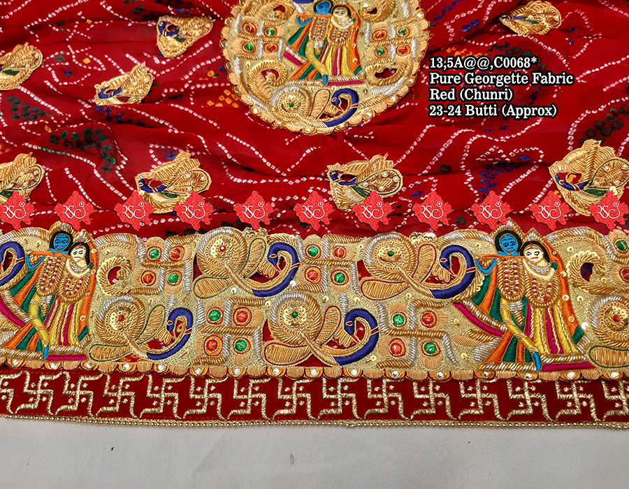 Exclusive Royal Bridal Bandhej Odhna No-1 Choice Of Marwari