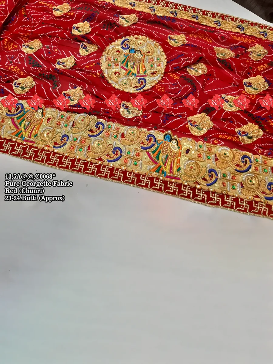 Exclusive Royal Bridal Bandhej Odhna No-1 Choice Of Marwari