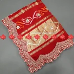 #1 Luxury Marwari Bridal Gajji Silk Odhna- Ranisatiya Creation