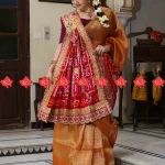 Beautiful Gajji Silk Zardoshi Work Odhna No.1 Marwari Odhna Brand