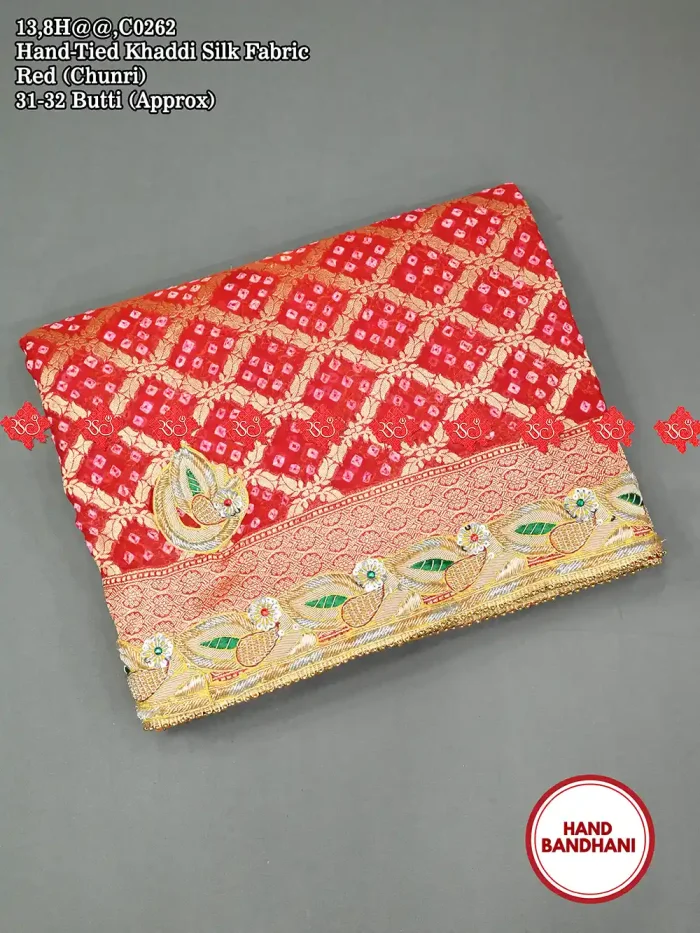 Exclusive Traditional Marwari Khaddi Silk Odhna