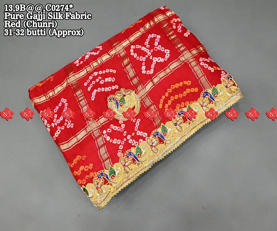 Traditional Authentic Gajji Silk Odhna : No. 1 Choice Of Marwari