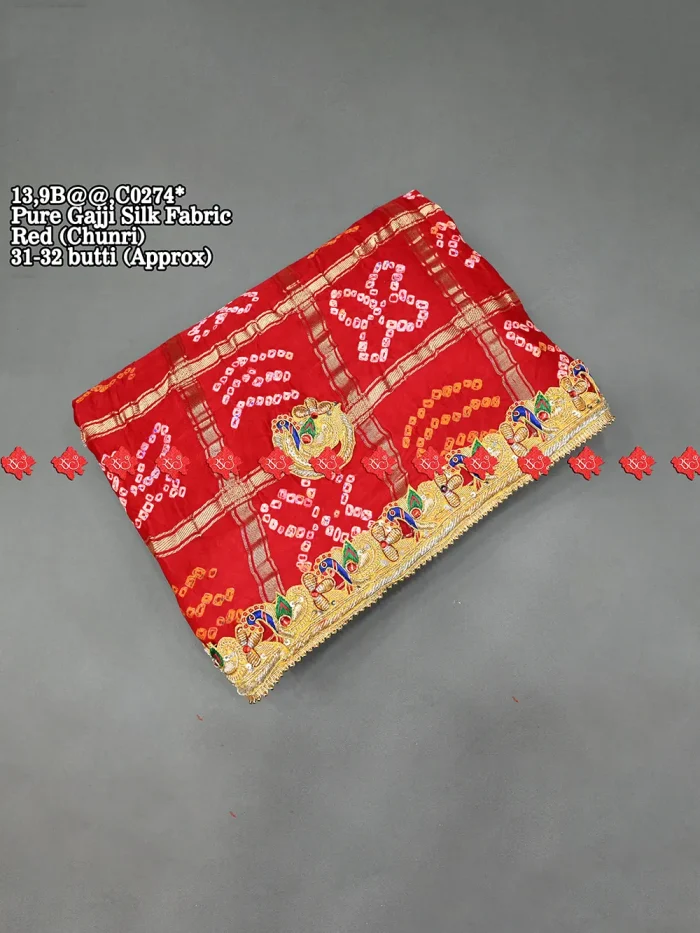 Traditional Authentic Gajji Silk Odhna : No. 1 Choice Of Marwari