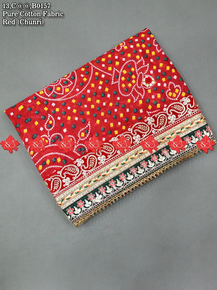 Beautiful Mangal Path Odhna Elegance for Every Indian Celebration-1 Traditional Wear