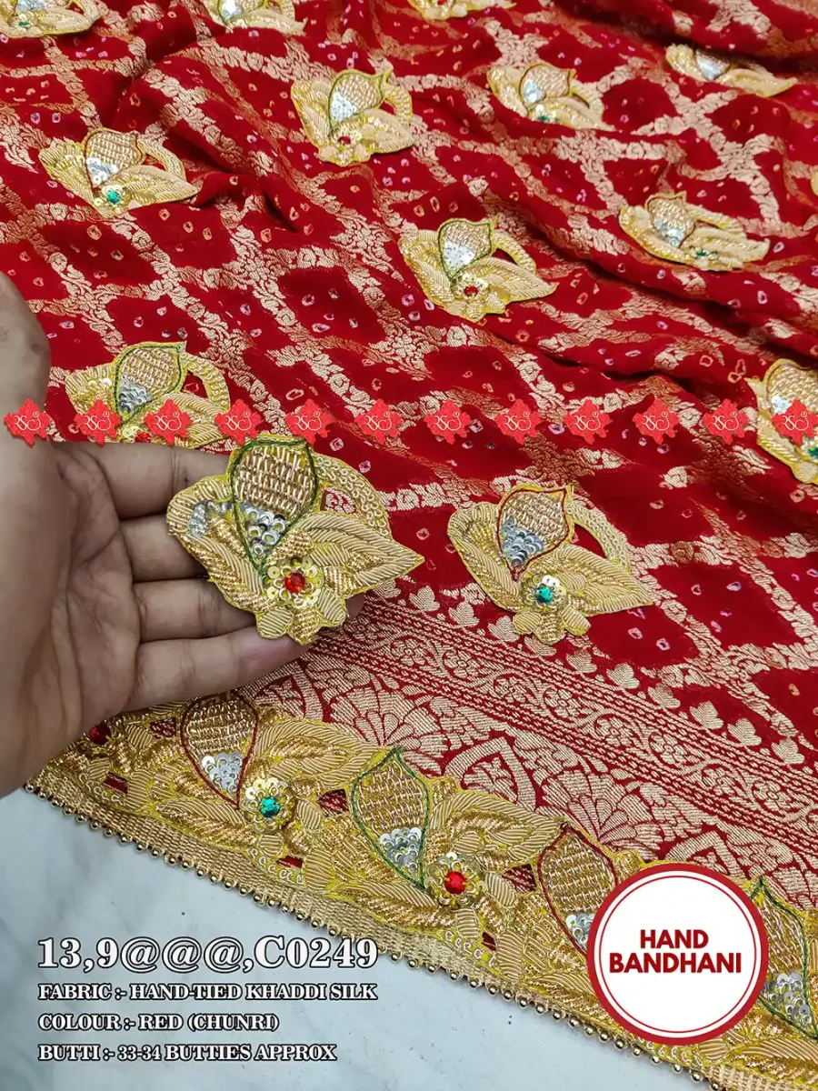 Exclusive Traditional Fancy Khaddi Silk Dupatta Odhna