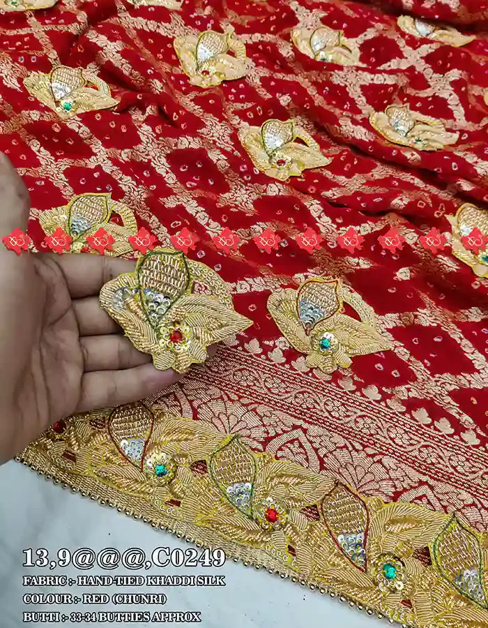 Exclusive Traditional Fancy Khaddi Silk Dupatta Odhna