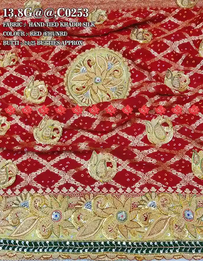 Exclusive Traditional Marwari Khaddi Silk Odhna